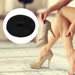 Unique Bargains Soft Fabric Breathable Five Toes Forefoot Pads For Women 5 Colors Black White Pink Gray Beige -UNIQUE BARGAIN Shop GUEST e792d303 fe92 4417 9e61 a43198242c65 3