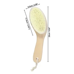Unique Bargains Curved Handle Bath Brush For Shower 9.84" Length Beige 1 Pc -UNIQUE BARGAIN Shop GUEST e7ce191a efc2 48ce 9061 53dcf0a3a41d