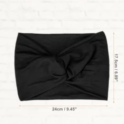 Unique Bargains Women's Yoga Elastic Knotted Headbands 6.89" Wide Black 6 Pcs 8 Unique Bargains Women's Yoga Elastic Knotted Headbands 6.89" Wide Black 6 Pcs -UNIQUE BARGAIN Shop GUEST e7d7824f 1d2f 4e4a 9dad faf45b4fa543