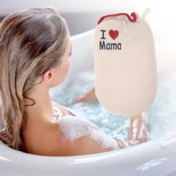 Unique Bargains Shower Gloves 8.66"x5.51" 1 Pc