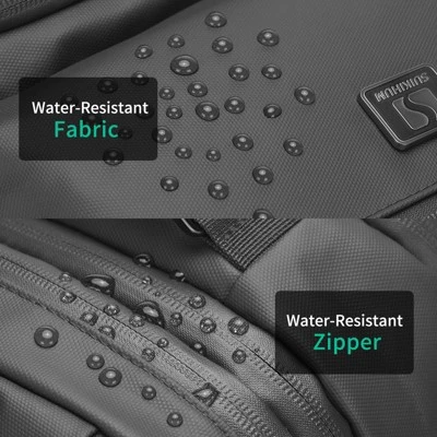 Unique Bargains Waterproof Expandable Business Backpacks With Laptop Compartment 18.9" X 13.8" 4 Unique Bargains Waterproof Expandable Business Backpacks With Laptop Compartment 18.9" X 13.8" - Image 4