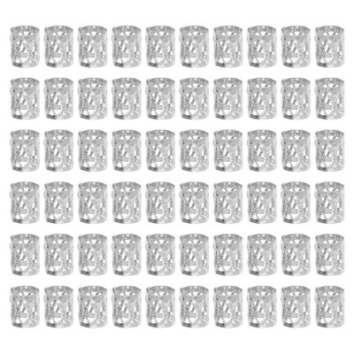 Unique Bargains Hollow Hair Cuffs Dreadlock 60 Pcs 8 Unique Bargains Hollow Hair Cuffs Dreadlock 60 Pcs - Image 8