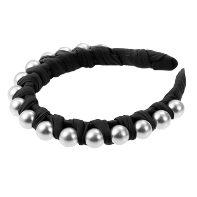 Unique Bargains Women's Fashion Faux Pearl Braided Tape Headband Hairband 0.79 Inch Wide 1 Pc 10 Unique Bargains Women's Fashion Faux Pearl Braided Tape Headband Hairband 0.79 Inch Wide 1 Pc - Image 10