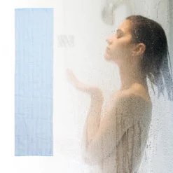 Unique Bargains Elasticity Body Scrub Towel For Bathroom 39.37"x9.84" 1 Pc