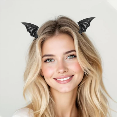 Unique Bargains Halloween Bat Design Duckbill Cli 1 Pair 1 Unique Bargains Halloween Bat Design Duckbill Cli 1 Pair