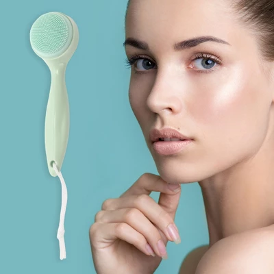 Unique Bargains Women's Cat Ears Headbands Silicone Facial Cleansing Brush Black Green 2Pcs 4 Unique Bargains Women's Cat Ears Headbands Silicone Facial Cleansing Brush Black Green 2Pcs - Image 4