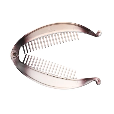 Unique Bargains Women's Hair Accessories Interlocking Ponytail Banana Clip 4 Unique Bargains Women's Hair Accessories Interlocking Ponytail Banana Clip - Image 4