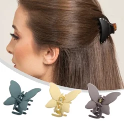 Unique Bargains 6 Pcs Butterfly Claw Clip Hair Clips Hair Accessories For Women Girls Multicolor