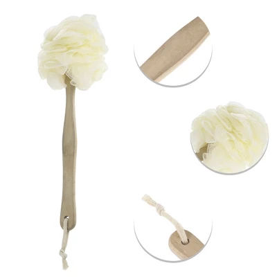 Unique Bargains Long Handle Bath Brush 14.96" Length 1 Pc 2 Unique Bargains Long Handle Bath Brush 14.96" Length 1 Pc - Image 2