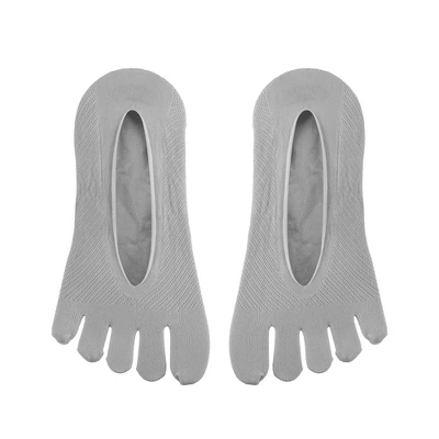 Unique Bargains Women's Nylon Breathable Split Toe Compression Socks Non-Slip 6 Pairs Gray 3 Unique Bargains Women's Nylon Breathable Split Toe Compression Socks Non-Slip 6 Pairs Gray - Image 3