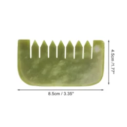 Unique Bargains Rectangular Head Massage Comb Green 1 Pc