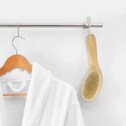 Unique Bargains Exfoliating Bristle Body Bath Brush Beige 9.84"x2.76" 1 Pc -UNIQUE BARGAIN Shop GUEST f17b7403 cb51 48de aad5 188020c4cdd0