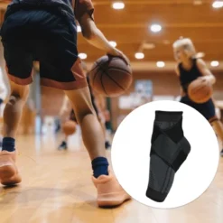 Unique Bargains Sports Running Adjustable Breathable Ankle Support Braces With Strap 1 Pc
