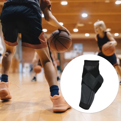 Unique Bargains Sports Running Adjustable Breathable Ankle Support Braces With Strap 1 Pc 1 Unique Bargains Sports Running Adjustable Breathable Ankle Support Braces With Strap 1 Pc