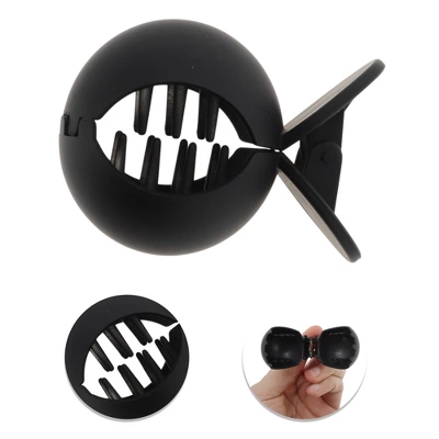 Unique Bargains Grace Frosted Circle Hair Clips Black 1 Pc 2 Unique Bargains Grace Frosted Circle Hair Clips Black 1 Pc - Image 2