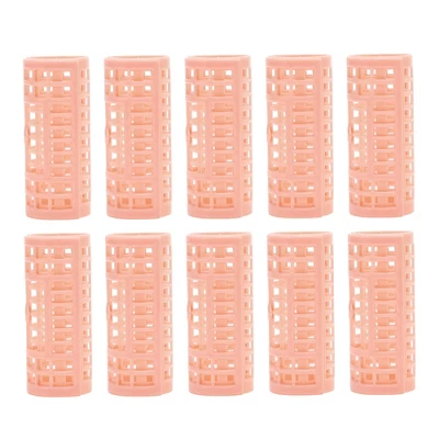 Unique Bargains Women's Heatless Voluminous Hair Roller 2.48"x0.98" Pink 10pcs 4 Unique Bargains Women's Heatless Voluminous Hair Roller 2.48"x0.98" Pink 10pcs - Image 4