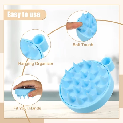 Unique Bargains Hair Scalp Massager Shampoo Brush 3.62"x3.07"x1.38" 3 Unique Bargains Hair Scalp Massager Shampoo Brush 3.62"x3.07"x1.38" - Image 3