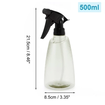 Unique Bargains Portable Frosted Pattern Hair Spray Bottles 500ml 1 Pc 3 Unique Bargains Portable Frosted Pattern Hair Spray Bottles 500ml 1 Pc - Image 3