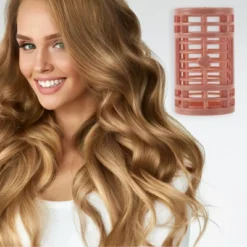 Unique Bargains Women's Heatless Voluminous Hair Roller 2.68"x1.18" 8Pcs