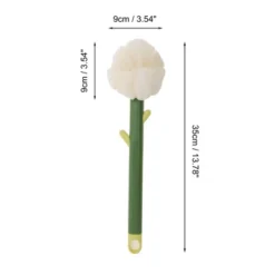 Unique Bargains Long Handle Double-sided Bath Brush 1 Pc