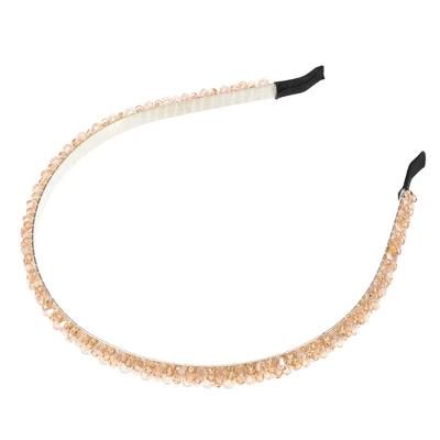 Unique Bargains Women's Hairband 2 Rows Rhinestone Headband 0.31 Inch Wide 1 Pc 12 Unique Bargains Women's Hairband 2 Rows Rhinestone Headband 0.31 Inch Wide 1 Pc - Image 12