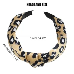 Unique Bargains Women's Leopard Pattern Knotted Headband Khaki 1 Pc -UNIQUE BARGAIN Shop GUEST f6598e1e a864 4d8c 9884 1da148b70e83