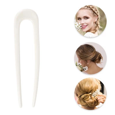 Unique Bargains Women's U-shaped Chignon Pin 1 Pc 2 Unique Bargains Women's U-shaped Chignon Pin 1 Pc - Image 2