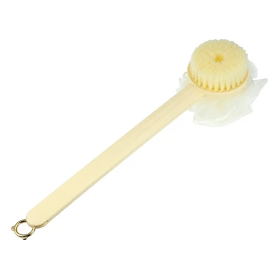 Unique Bargains Double-sided Long Handle With Bath Flower Bath Brush 14.96"x3.94"x2.76" 1 Pc 7 Unique Bargains Double-sided Long Handle With Bath Flower Bath Brush 14.96"x3.94"x2.76" 1 Pc - Image 7