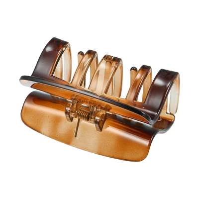 Unique Bargains Women's 3.07" Claw Clip Hair Accessories No Slip Grip Plastic Brown 1 Pc 5 Unique Bargains Women's 3.07" Claw Clip Hair Accessories No Slip Grip Plastic Brown 1 Pc - Image 5