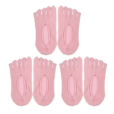 Unique Bargains Invisible Five Fingers Socks Hook Silk Five Toe Socks Mesh Breathable Soft Fashion No Show Socks For Women 3 Pairs 8 Unique Bargains Invisible Five Fingers Socks Hook Silk Five Toe Socks Mesh Breathable Soft Fashion No Show Socks For Women 3 Pairs - Image 8