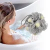 Unique Bargains Bath Shower Body Puffs Loofah Sponge 5.91"x4.72" 1 Pc