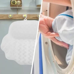 Unique Bargains Shell Shape Bath Pillow 16.93"x15.75"x2.36" White 1 Pc -UNIQUE BARGAIN Shop GUEST f920d07c c75d 47fc ac3a 5d3359078ebe