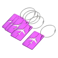 Unique Bargains Aluminium Lightweight Backpack Identifier Card Travel Luggage Tags 5 Pcs -UNIQUE BARGAIN Shop GUEST f99509fc 1432 47f4 b548 b7c030be54a0