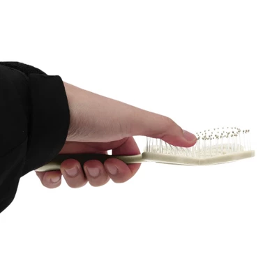 Unique Bargains Solid Four-leaf Clovers Hollow Comb Hair Brush 1 Pc 3 Unique Bargains Solid Four-leaf Clovers Hollow Comb Hair Brush 1 Pc - Image 3