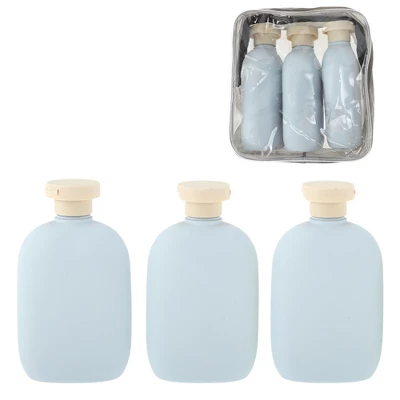 Unique Bargains Refillable Flip Cap Travel Container Set 260ml 3 Pcs 7 Unique Bargains Refillable Flip Cap Travel Container Set 260ml 3 Pcs - Image 7