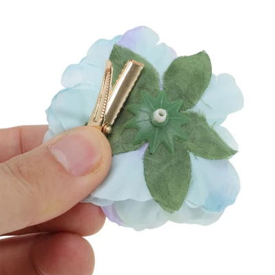 Unique Bargains Simulated Flower Hair Clip 2 Pcs 3 Unique Bargains Simulated Flower Hair Clip 2 Pcs - Image 3