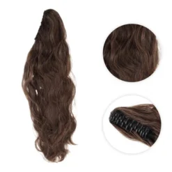 Unique Bargains Women's Nature Long Hair Ponytail Wig Clip 21.65inch Light Brown 1 Pc -UNIQUE BARGAIN Shop GUEST faa18d12 36ce 4bd7 9adc d8034e8e09b8