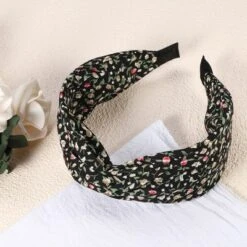 Unique Bargains Girl's Retro Flower Knotted Non-slip Wide Headband Black 5"x2.09" 1 Pc -UNIQUE BARGAIN Shop GUEST faecb60c c887 4510 ade6 5257da15104a