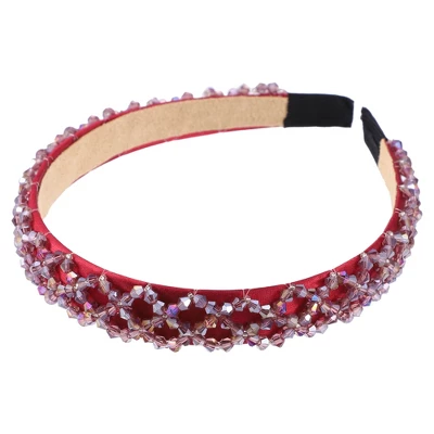 Unique Bargains Women's Bling Rhinestone Headband 0.79 Inch Wide 1 Pc 9 Unique Bargains Women's Bling Rhinestone Headband 0.79 Inch Wide 1 Pc - Image 9
