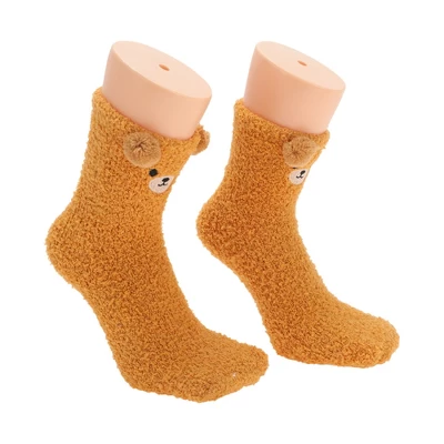 Unique Bargains Women's Cute Bears Pattern Sleep Cozy Socks 1 Pair 10 Unique Bargains Women's Cute Bears Pattern Sleep Cozy Socks 1 Pair - Image 10