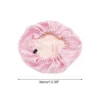 Unique Bargains Women Reusable Shower Cap For Bathroom Hotel 1 Pc