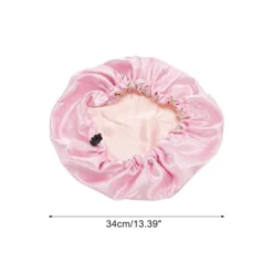 Unique Bargains Women Reusable Shower Cap For Bathroom Hotel 1 Pc