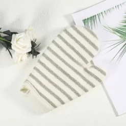 Unique Bargains Bathroom Shower Gloves 8.66"x6.50" Brown Beige1 Pc -UNIQUE BARGAIN Shop GUEST fd134fc5 ca8f 4a84 abcb da16aab33e0e