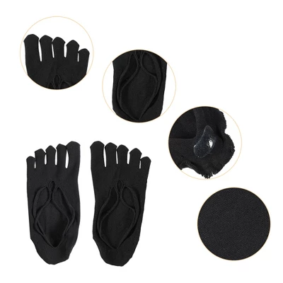 Unique Bargains Invisible Five Fingers Socks Breathable Soft Fashion No Show Socks For Women 3 Pairs 2 Unique Bargains Invisible Five Fingers Socks Breathable Soft Fashion No Show Socks For Women 3 Pairs - Image 2