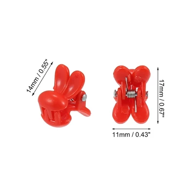 Unique Bargains Baby's Mini Claw Clip Hair Clips For Girls Rabbit Pattern Barrette Hair Accessories 100 Pcs 2 Unique Bargains Baby's Mini Claw Clip Hair Clips For Girls Rabbit Pattern Barrette Hair Accessories 100 Pcs - Image 2