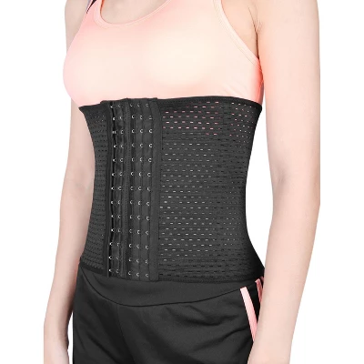 Unique Bargains Women Adjustable 3 Hook Belly Waist Trainer Girdle Shapewear 1 Unique Bargains Women Adjustable 3 Hook Belly Waist Trainer Girdle Shapewear