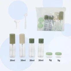 Unique Bargains Reusable Travel Container Set 6 Pcs