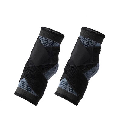 Unique Bargains Ankle Brace Achilles Tendon Wrap Support Adjustable Ankle Compression Sleeve Socks 1 Pair 3 Unique Bargains Ankle Brace Achilles Tendon Wrap Support Adjustable Ankle Compression Sleeve Socks 1 Pair - Image 3