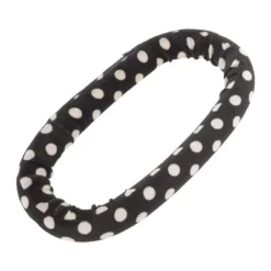 Unique Bargains Women's White Spot Hair Rollers 11.42"x5.31" Black White 1pc -UNIQUE BARGAIN Shop GUEST ff7d2b76 f5a0 4734 a960 deb3cf327ded